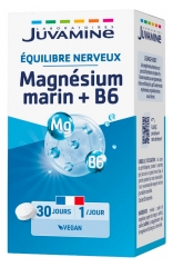 Juvamine Magn&eacute;sium Marin Vitamine B6 &Eacute;quilibre Nerveux 30 Comprim&eacute;s