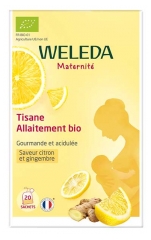 Weleda Maternit&eacute; Allaitement Tisane Citron - Gingembre Bio 20 Sachets