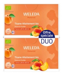 Weleda Tisane Allaitement Douce et Fruit&eacute;e P&ecirc;che Abricot Bio Lot de 2 x 20 Sachets