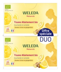 Weleda Maternit&eacute; Tisane Allaitement Citron - Gingembre Bio 2 x 20 Sachets