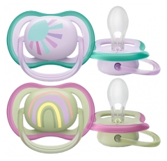 Avent 2 Sucettes Ultra Air 0-6M 