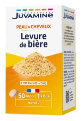 Juvamine Levure de Bi&egrave;re Peaux & Cheveux 50 Comprim&eacute;s