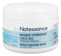 Natessance Masque Hydratant K&eacute;ratine V&eacute;g&eacute;tale & Coco Bio 200 ml