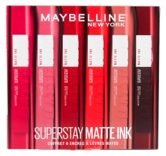 Maybelline New York Superstay Encre &agrave; L&egrave;vres Mate Coffret 6 x 5 ml