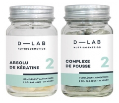 Compl&eacute;ments Alimentaires Duo Nutrition Capillaire D-Lab Nutricosmetics 1 mois