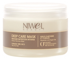 Niwel Beauty Masque Nutrition Intense pour les Cheveux Tr&egrave;s Secs 250 ml