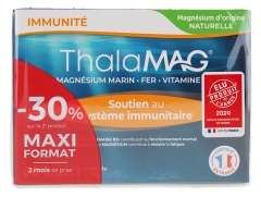 Laboratoires Iprad
Thalamag Magn&eacute;sium Marin Forme Physique et Mentale Lot de 2 X 60 G&eacute;lules