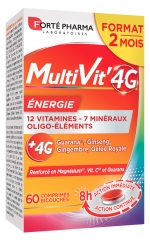 Fort&eacute; Pharma MultiVit'4G &Eacute;nergie 2 Mois 60 Comprim&eacute;s Bicouches