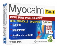 3C Pharma Myocalm Fort Douleurs Musculaires 15 Comprim&eacute;s 