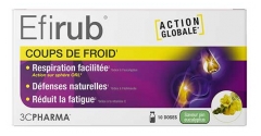 3C Pharma Efirub Coups de Froid 5 Jours 10 Monodoses