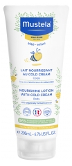 Mustela Lait Nourrissant Corps au Cold Cream &agrave; la Cire d'Abeille Bio 200 ml