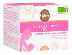 Gifrer Tisane Allaitement Go&ucirc;t P&ecirc;che Abricot Bio 20 Sachets