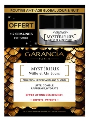 Garancia Myst&eacute;rieux Mille et Un Jours &Eacute;mulsion de Jour Anti-&Acirc;ge Global 30 ml + Myst&eacute;rieuses Mille et Une Nuits Cr&egrave;me de Nuit Anti-&Acirc;ge Global 10 ml Offert