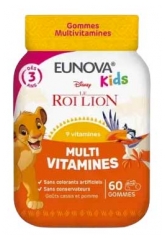Eunova Kids Multi Vitamines Le Roi Lion D&egrave;s 3 Ans 60 Gummies