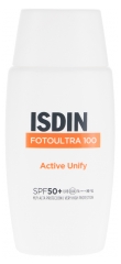 Isdin Fotoultra Active Unify Cr&egrave;me Solaire Visage D&eacute;pigmentante Spf50+ 50 ml