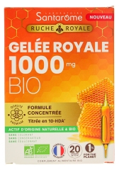 Santarome Ruche Royale Gel&eacute;e Royale 1000 mg 20 Ampoules de 10 ml