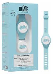 Ouate Mon Baume G&eacute;nial Bracelet Bleu + 1 Recharge de 3 gr