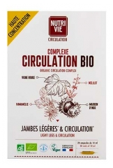 Nutrivie Complexe Circulation & Jambes L&eacute;g&egrave;res Bio 20 Ampoules