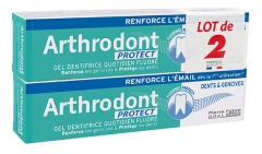 Arthrodont Protect + Gel Dentifrice Quotidien Fluor&eacute; Dents & Gencives 2 x 75 ml