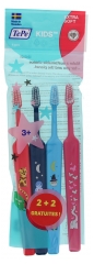 TePe Kids 4 Brosses &agrave; Dents Extra-Soft dont 2&nbsp;Offertes 