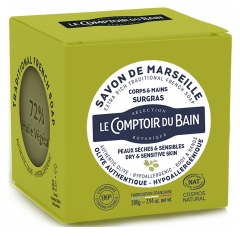Le Comptoir du Bain Cube Savon de Marseille Surgras 200 g