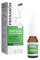 Pranar&ocirc;m Aromaforce Spray Nasal D&eacute;congestionnant Bio 15 ml