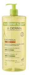 A-DERMA Exomega Control Huile Lavante &Eacute;molliente Peaux S&egrave;ches Atopiques 1L 