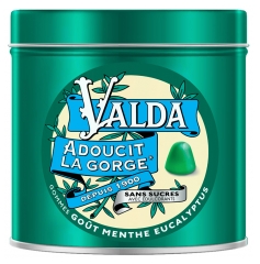 Gommes Sans Sucres pour Adoucir la Gorge - Saveur Menthe Eucalyptus 140 g