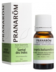 Pranar&ocirc;m Huile Essentielle Santal Des Indes Amyris Balsamifera Bois Hect 10 ml