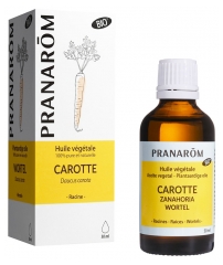 Pranar&ocirc;m Huile V&eacute;g&eacute;tale Carotte Bio &Eacute;clat du Teint Extrait Lipidique Titr&eacute; de Racines de Carotte 50 ml