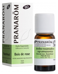Pranar&ocirc;m Huile Essentielle Bois de Rose Bio Aniba Rosaeodora Ssp Amazonica Feuille 10 ml