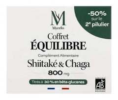 Phytalessence Shiitak&eacute; 800 mg Bio 60 Unit&eacute;s + Chaga 800 mg Bio 60 Unit&eacute;s