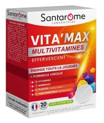 Santarome Vita'Max Multivitamines Effervescents 20 Comprim&eacute;s