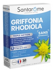Santarome Griffonia Rhodiola Triple Action 30 G&eacute;lules