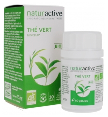 Naturactive Th&eacute; Vert Bio - Minceur - 60 G&eacute;lules