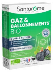 Santarome Gaz & Ballonnements Double Action Bio 30 G&eacute;lules