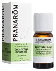 Pranar&ocirc;m Huile Essentielle Eucalyptus Menthol&eacute; Eucalyptus Dives Feuilles 10 ml
