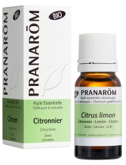 Pranar&ocirc;m Huile Essentielle Citronnier Zeste Bio 10 ml