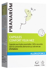 Pranar&ocirc;m Allergoforce Capsules Confort Yeux-Nez 30 Capsules