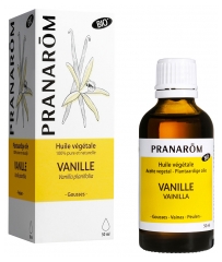 Pranar&ocirc;m Huile de Vanille Bio - Gourmande Douce Hydratante 50 ml