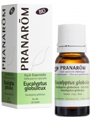 Pranar&ocirc;m Huile Essentielle Eucalyptus Globuleux Bio Eucalyptus Globulus Feuille 10 ml
