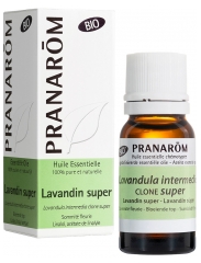 Pranar&ocirc;m Huile Essentielle Lavandin Super Bio Lavandula X Intermedia Super Sommit&eacute; Fleurie 10 ml