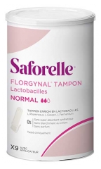 Saforelle Florgynal Tampon Normal Applicateur Compact 9 Tampons