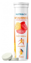 Nutri&Co Vitamine C 1000 mg et Bioflavono&iuml;des 15 Comprim&eacute;s