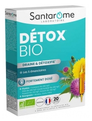 Santarome Bio D&eacute;tox Draine & D&eacute;toxifie Bio 20 Ampoules