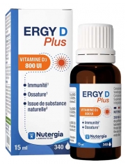 Nutergia Ergy D Plus Vitamine D3 800 UI 15 ml 