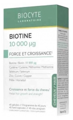 Biocyte Biotine 10000 &micro;g 45 G&eacute;lules