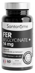 Santarome Fer Bisglycinate+ 14 mg 2 Mois 60 G&eacute;lules