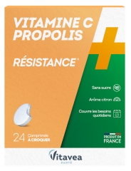 Vitavea Vitamine C + Propolis 24 comprim&eacute;s &agrave; croquer
