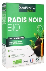 Santarome Bio Radis Noir Bio 20 Ampoules de 10 ml